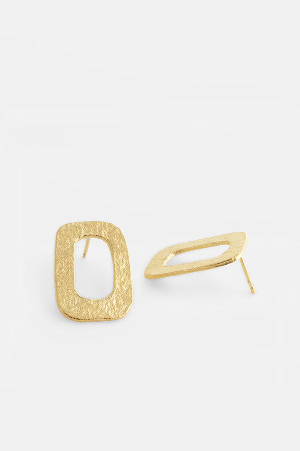 Oorbellen Paper rectangles small