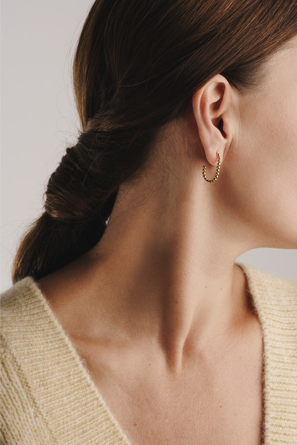 Earrings bubbles medium link