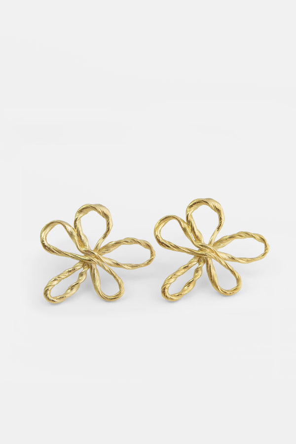 Flowerknot medium oorbellen