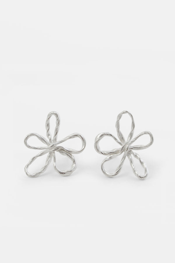 Flowerknot medium oorbellen