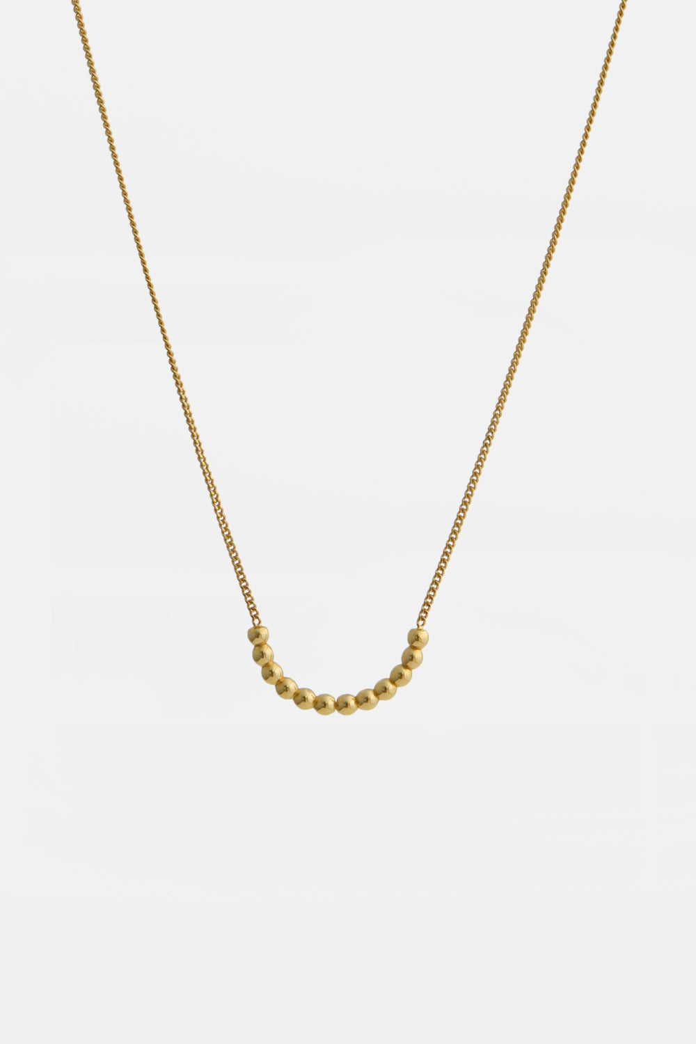 Half Round bubbles necklace