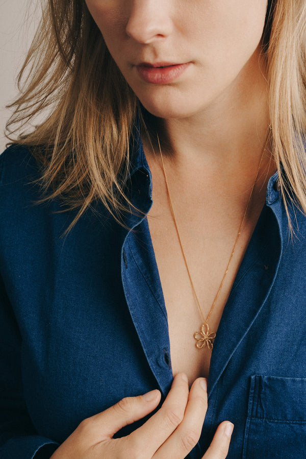 Flowerknot ketting