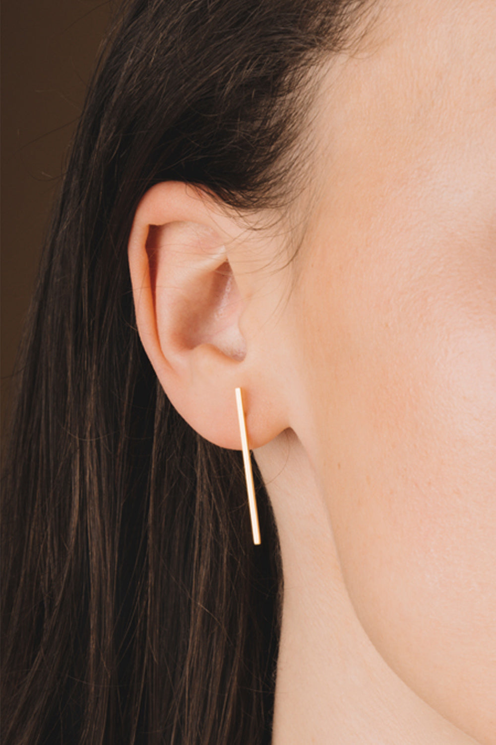 Long stripe earrings