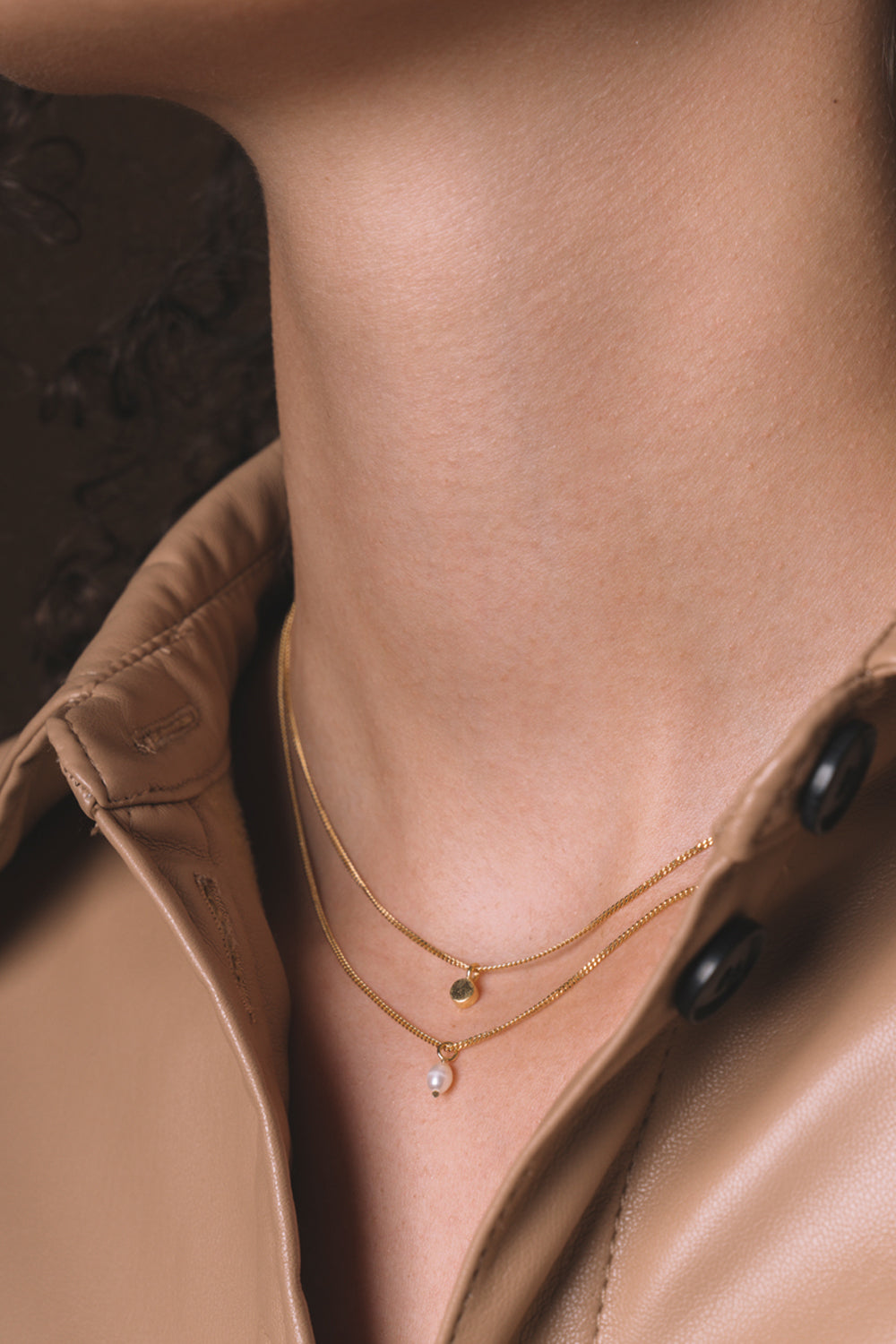 Parelketting, vermeil