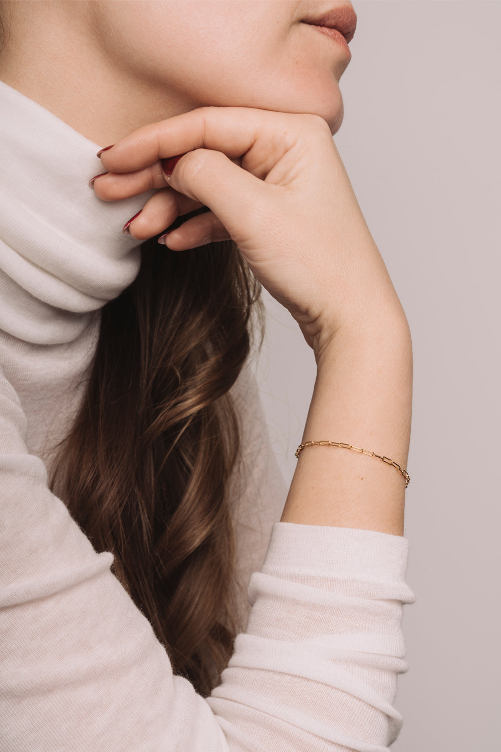 Bracelet tiny link chain