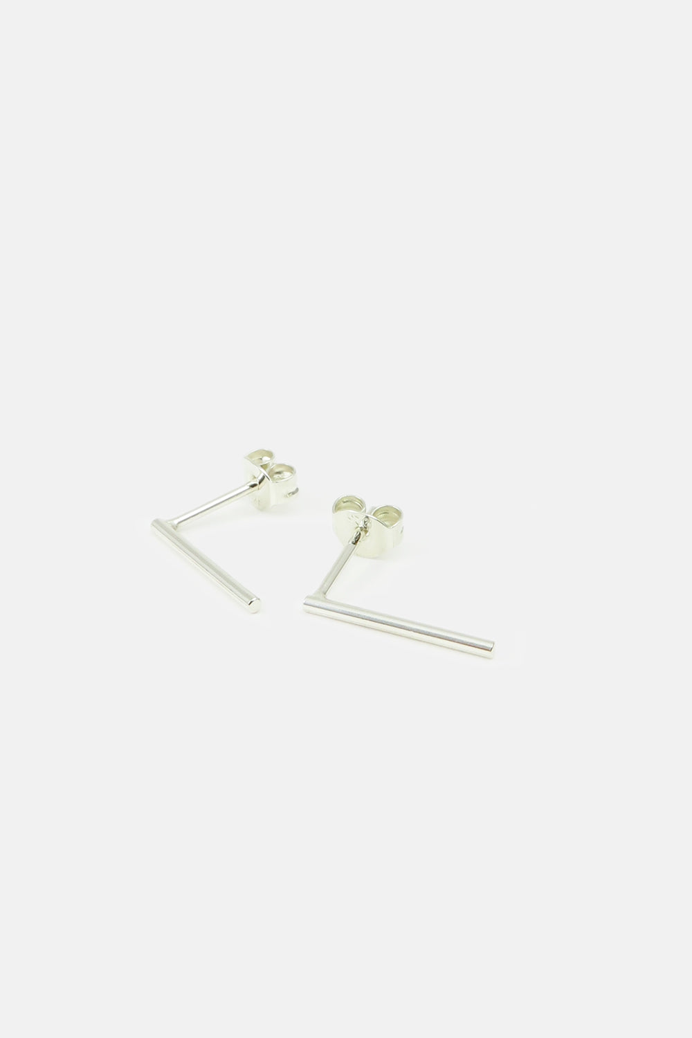 Long round stripe earrings