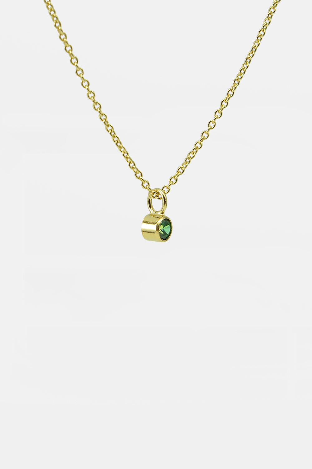 Anchorchain with blue, green or champagne stone