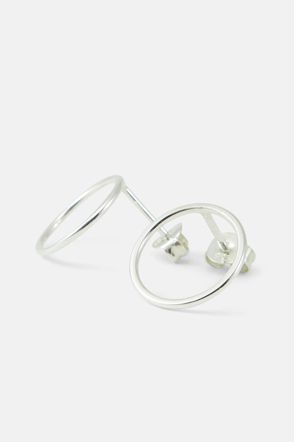 Large circle earrings