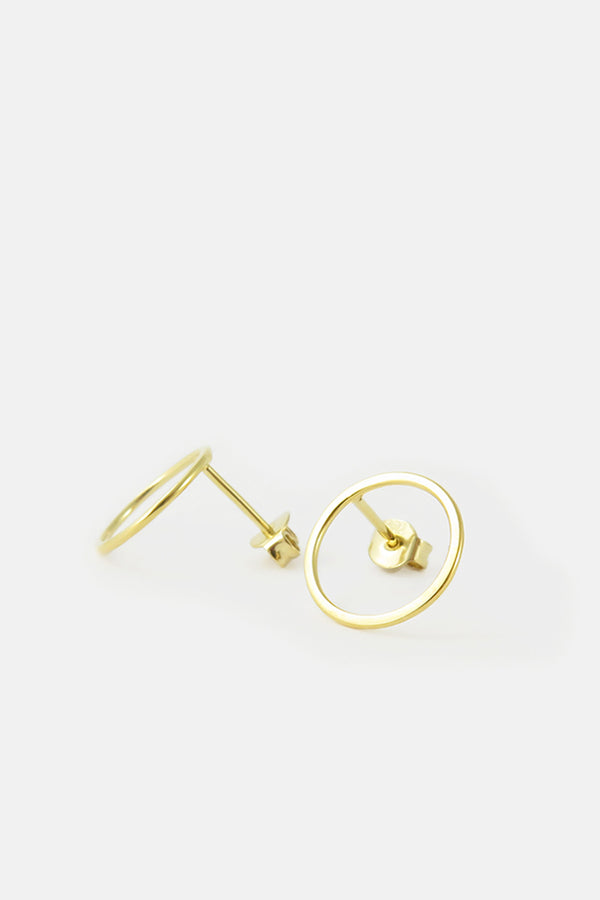 Large circle earrings